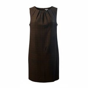 Stile Benetton Women's Sheath Wool Blend Career Plaid Professional Dress, Large